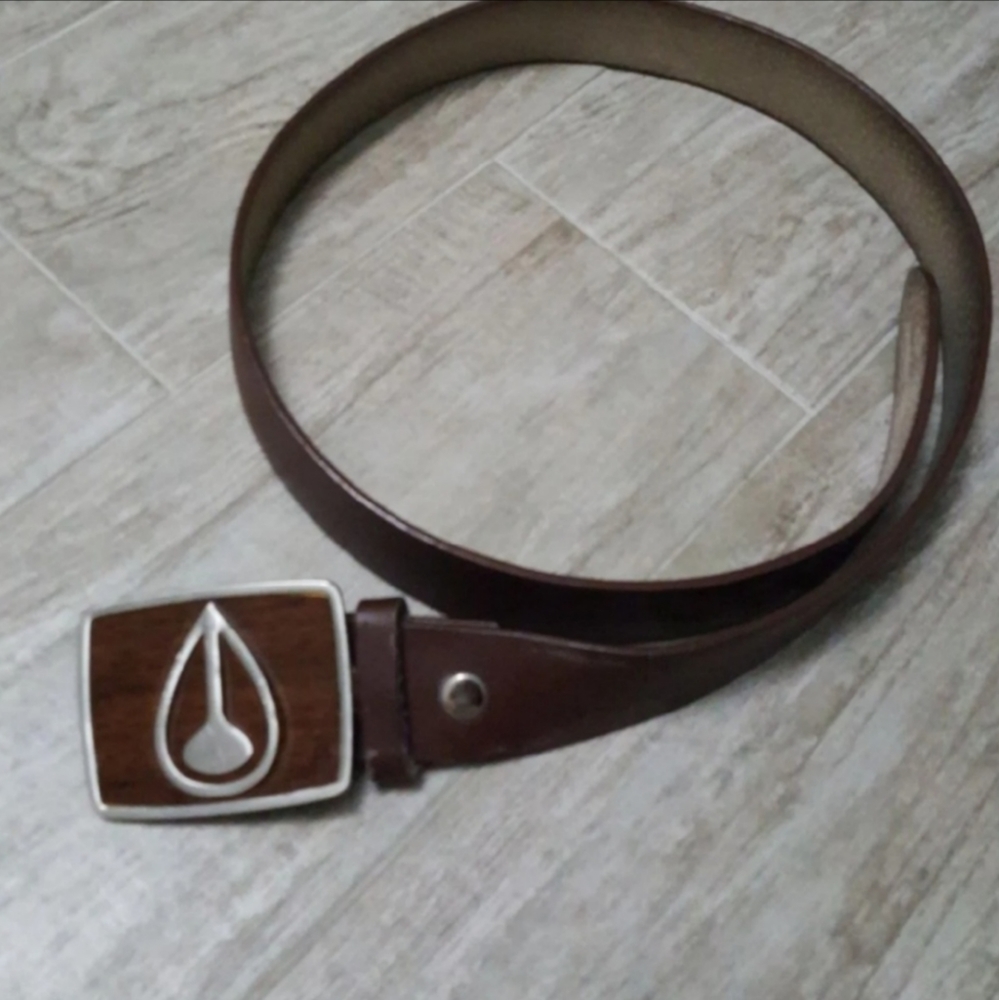 Nixon Belt with Detachable Nikon Belt Buckle